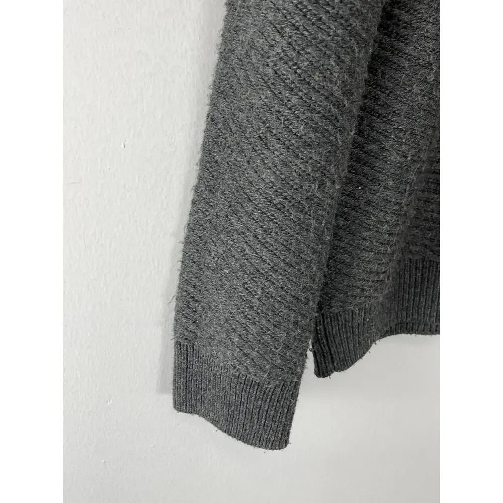 H&M Sweater Mens Small Wool Acrylic Blend Long Sleeve Ribbed Pullover N302